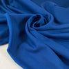 Warm cotton sweatshirt fabric in galaxy blue, very soft and medium weight. Ideal for trousers, sweatshirts, and jackets. High-quality deadstock collected in Stock from a Maison de Couture in Italy.