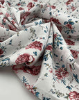 Printed soft cotton poplin