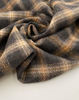 Yarn-dyed pure wool plaid