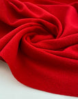 Soft red boiled wool