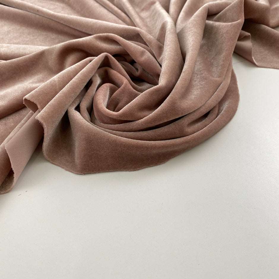 Beige polyester chenille