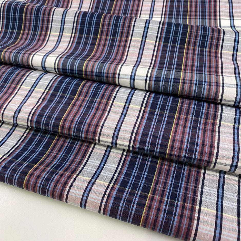 Multicolor cotton madras - Sample