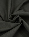 Fresh green falling wool melange. High-quality deadstock fabric collected in Stock from a Maison de Couture in Italy.