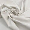 Cotton gabardine with nylon and elastane. Stretch, soft, and heavy in white. High-quality deadstock fabric collected in Stock from a Maison de Couture in Italy.