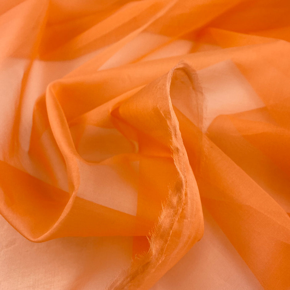 Silk organza orange