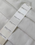 Very soft and light silk and acetate fabric with a crushed effect in white. Slightly transparent and flowy, perfect for blouses, shirting, dresses, and skirts. High-quality deadstock collected in Stock from a Maison de Couture in Italy.