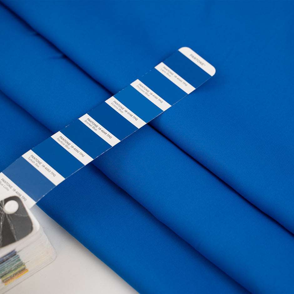 Blue viscose cady - Sample