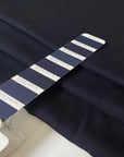 Navy Blue Silk Shantung