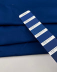Lightweight China Blue cotton gabardine with a soft, non-stretch finish. Ideal for making shirts. High-quality deadstock collected in Stock from a Maison de Couture in Italy.