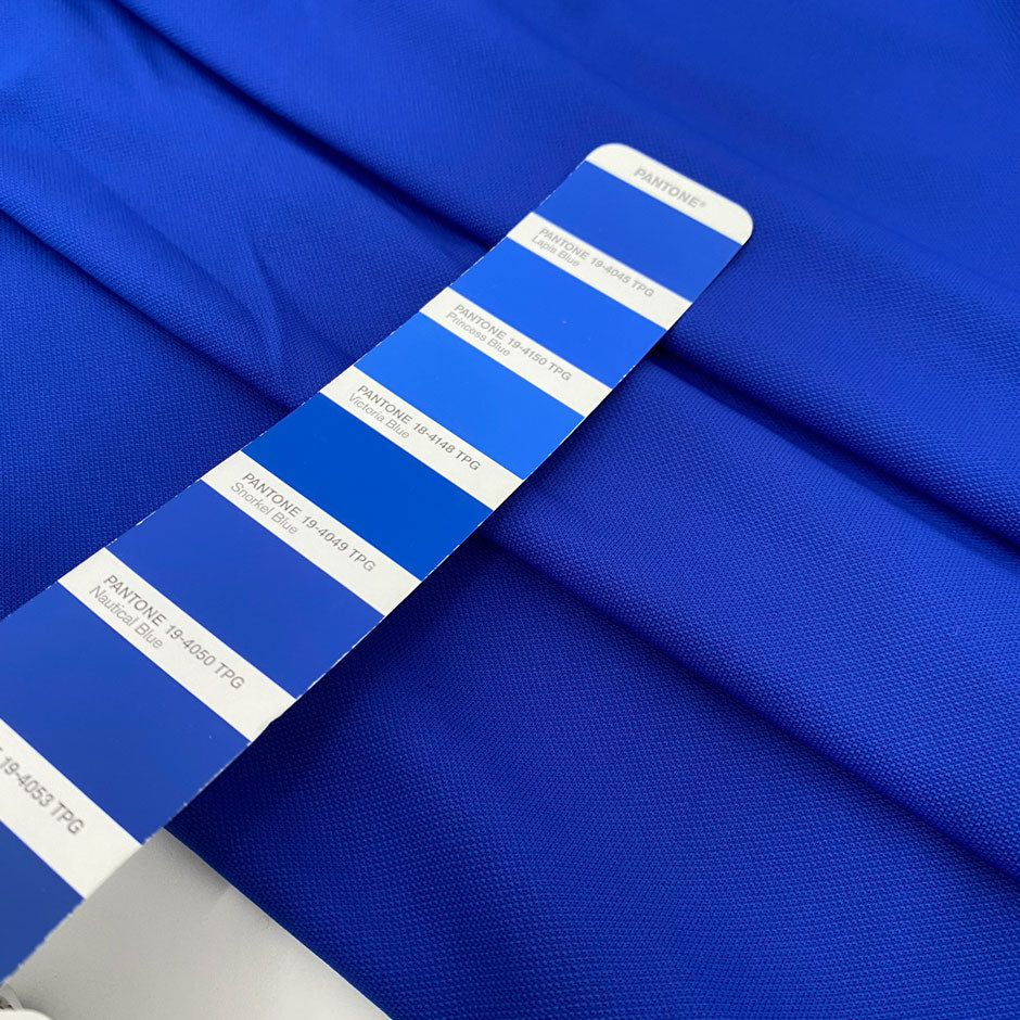 Stretch polyester Lycra in lapis blue with a subtle texture. Very soft, light, and flowy. Ideal for dresses, skirts, swimwear, or shapewear.
High-quality deadstock collected in Stock from a Maison de Couture in Italy.
