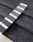 Soft and warm pure wool flannel in dark gray with a subtle orange stripe. Ideal for jackets, trousers, and skirts.
High-quality deadstock collected in Stock from a Maison de Couture in Italy.