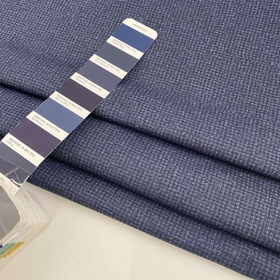 Milano stitch printed viscose blend jersey - Sample