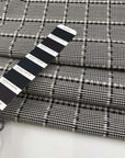 Black and white Prince of Wales wool