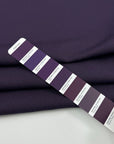 Purple heavyweight wool, warm and non-stretch. Perfect for coats. High-quality deadstock collected in Stock from a Maison de Couture in Italy.