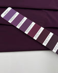 Purple waterproof polyester taffeta, rigid and non-stretch. Perfect for trench. High-quality deadstock collected in Stock from a Maison de Couture in Italy.