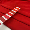 Red heavy cotton jersey with a textured surface, slight stretch, and soft, flowy drape. High-quality deadstock collected in Stock from a Maison de Couture in Italy.