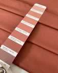 Silk and polyester blend in antique rose, matte and soft with structure. It keeps the shape while remaining voluminous. Ideal for dresses, skirts, jackets, and shirting. High-quality deadstock collected in Stock from a Maison de Couture in Italy.