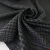 Elegant pure wool in dark gray and black pied de poule. Warm, soft, and ideal for light coats or jackets.High-quality deadstock collected in Stock from a Maison de Couture in Italy.