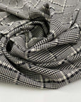 Black and white Prince of Wales wool