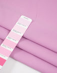 Pink and falling polyester crepe cady. High quality deadstock fabric.