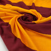 Jersey Pique Orange Burgundy