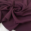 Very soft and smooth polyester cady in grape wine. Flowy and not transparent. Ideal for dresses, trousers, and skirts.
High-quality deadstock collected in Stock from a Maison de Couture in Italy