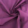Purple waterproof polyester taffeta, rigid and non-stretch. Perfect for trench. High-quality deadstock collected in Stock from a Maison de Couture in Italy.