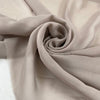 Pure silk georgette in gray shades. Very soft, light and transparent. High-quality deadstock fabric by the meter collected in Stock from a Maison de Couture in Italy.