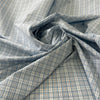 Checked Cotton And Polyester Taffeta'