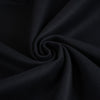 Soft midnight blue wool cloth with diagonal weave. High quality deadstock fabric.