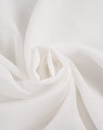 White sctructured viscose crepe de chine. High quality deadstock fabric.