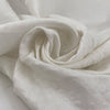 White Cotton Piquet Fabric by the Meter