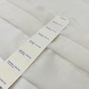 Pure silk georgette in white, color reference Star White. Very soft, light, transparent, and flowy—ideal for dresses, skirts, blouses, and shirting. High-quality deadstock collected in Stock from a Maison de Couture in Italy.