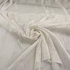 Devoré viscose silk white