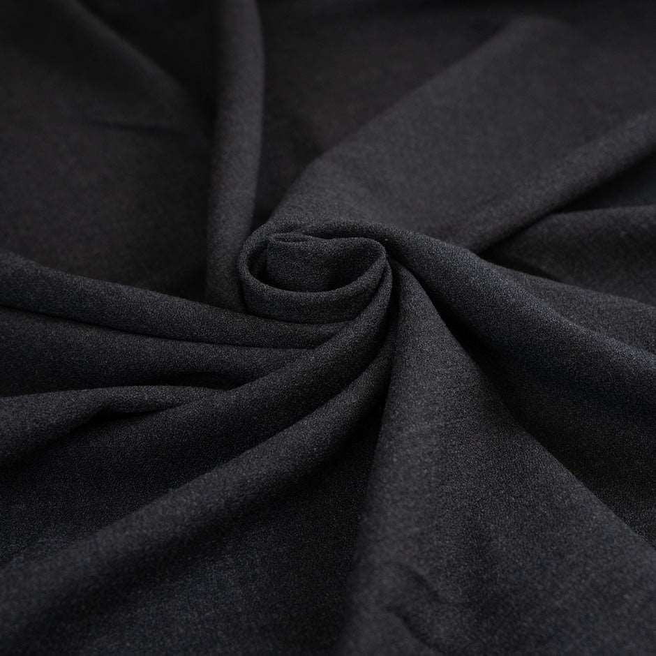 Gray wool crepe - Sample