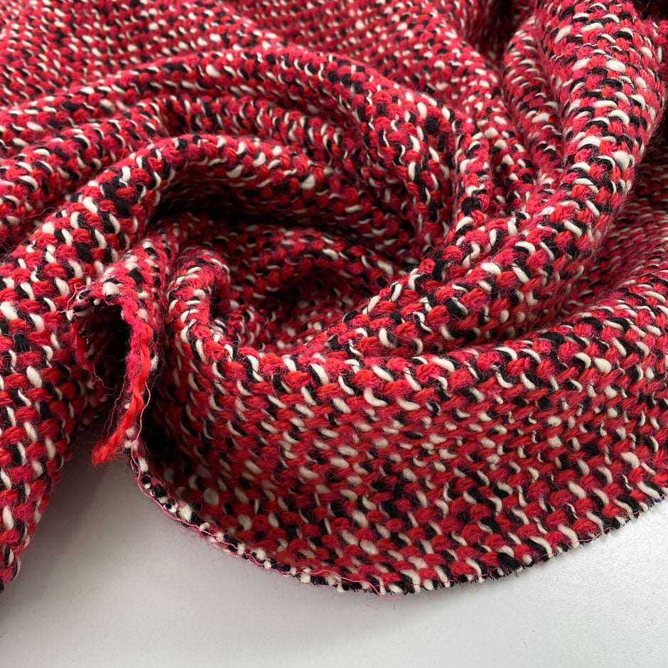 Multicolored wool tweed
