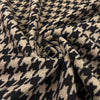 Brown And Beige Houndstooth Tweed