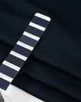 Blue leno weave fabric with an airy, open structure—ideal for summer layers, sheer garments, and breezy designs. High-quality deadstock collected in Stock from a Maison de Couture in Italy.