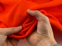 Heavyweight jersey fabric, saggy and stretchy, solid color. High quality deadstock fabric picked up in Stock from a Maison de Couture in Italy.