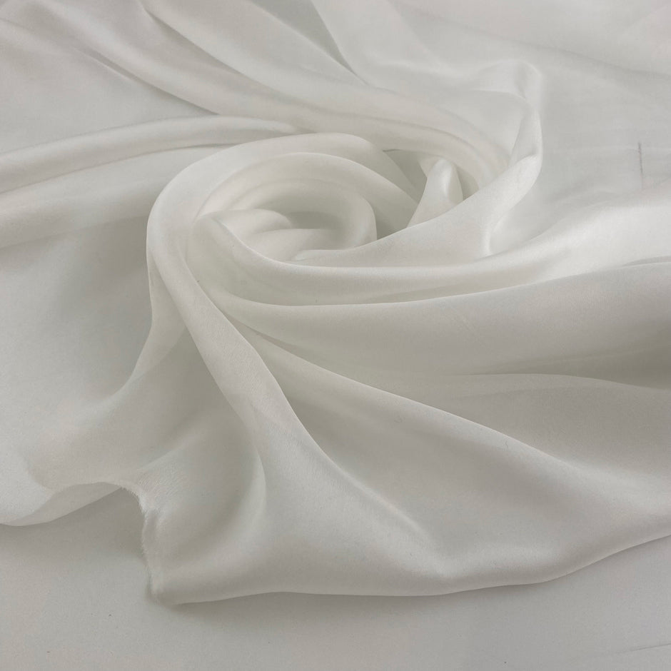 white silk charmeuse