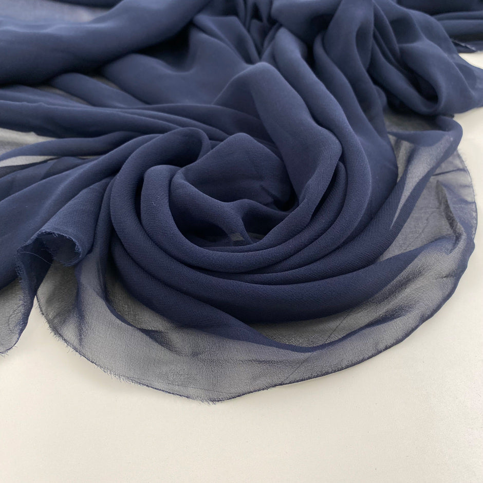 Silk chiffon georgette