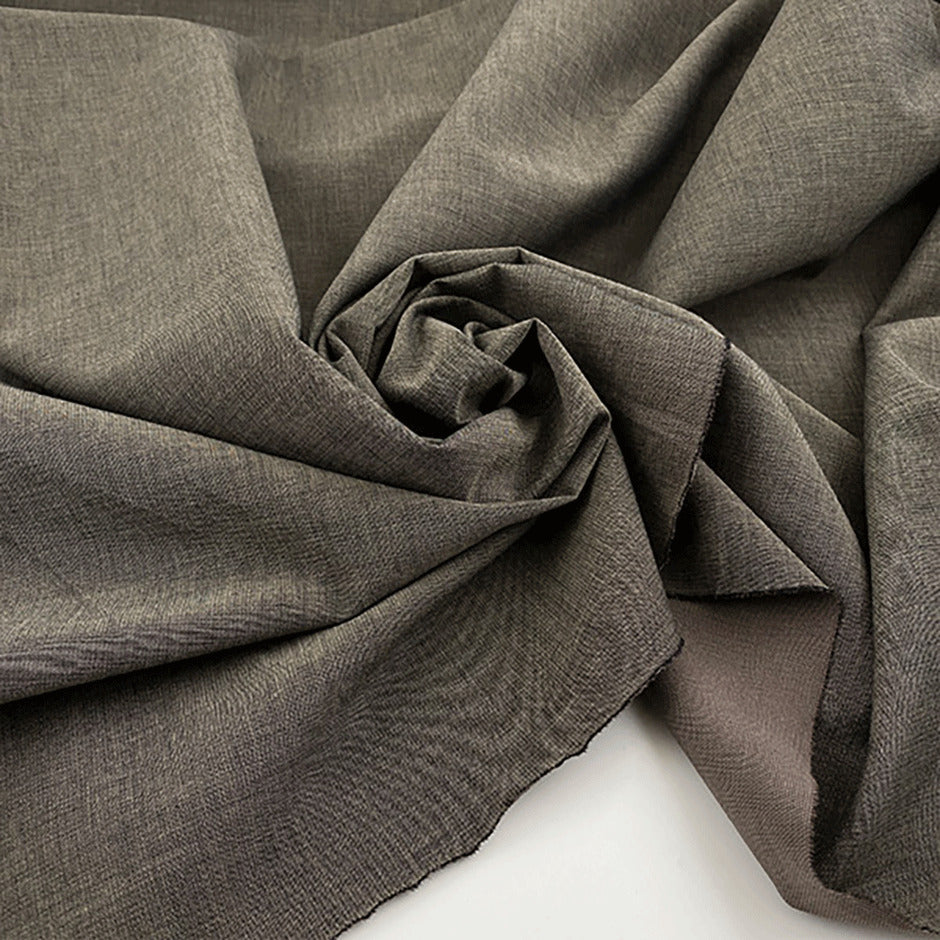 Yarn dyed soft stretch melange cotton