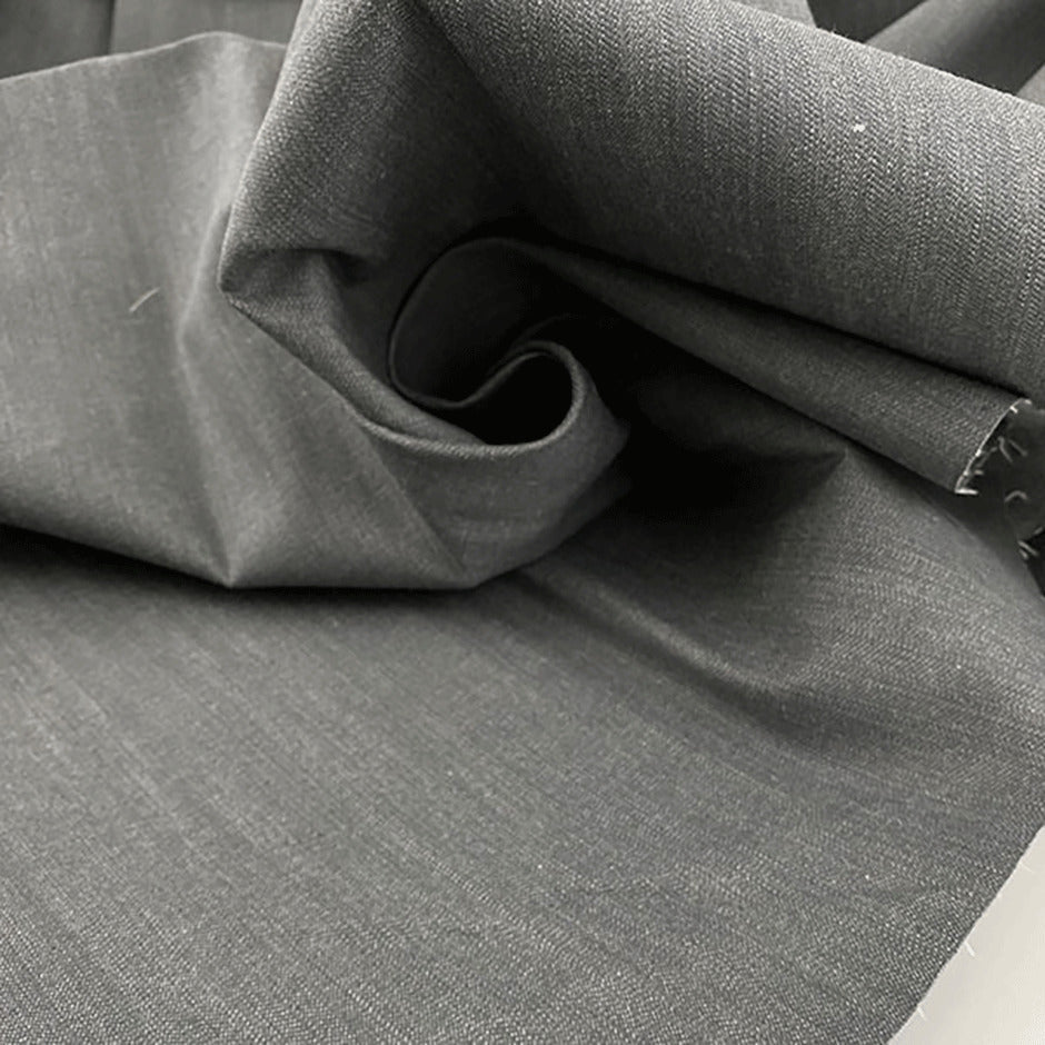 Regular stretch yarn dyed cotton jeans