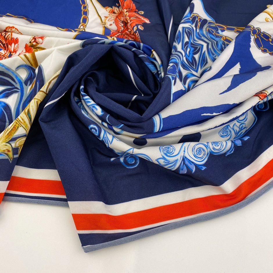 Viscose jersey 70 cm panel print