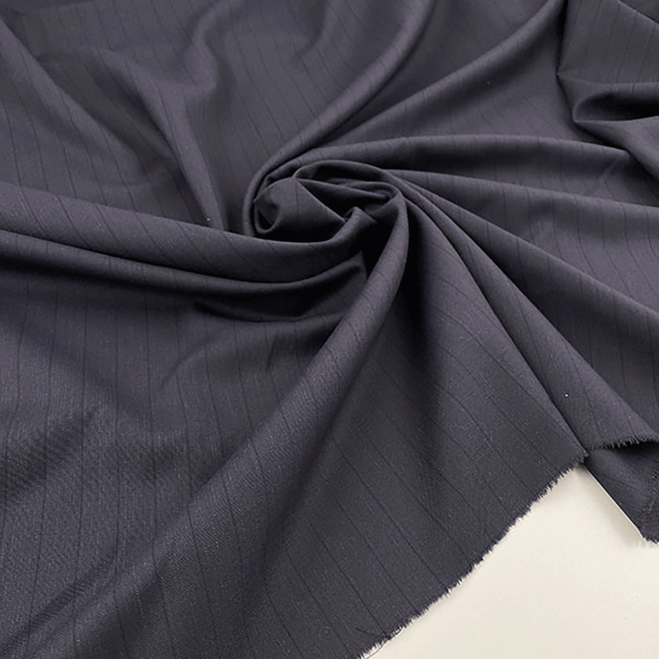 Soft smooth pinstriped firm wool