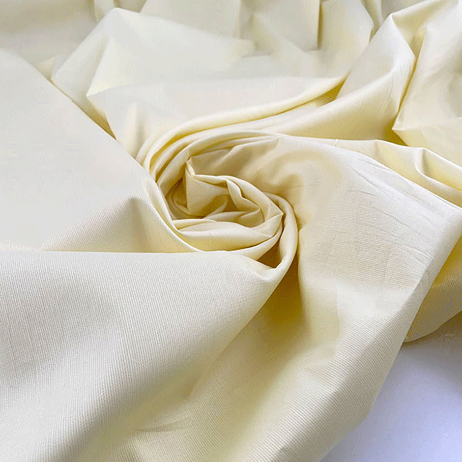 Stretch cotton canvas striped pique