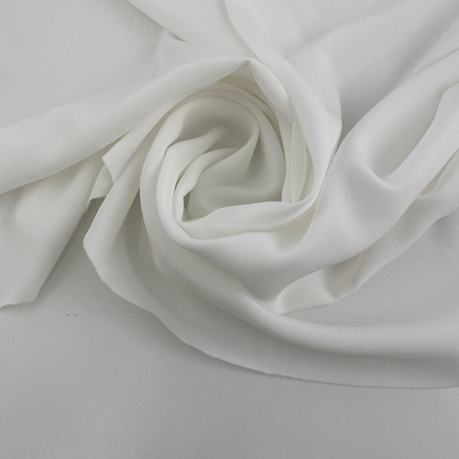 Solid color silk acetate crepe de chine