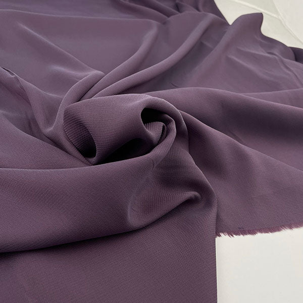 Semitransparent iridescent silk georgette