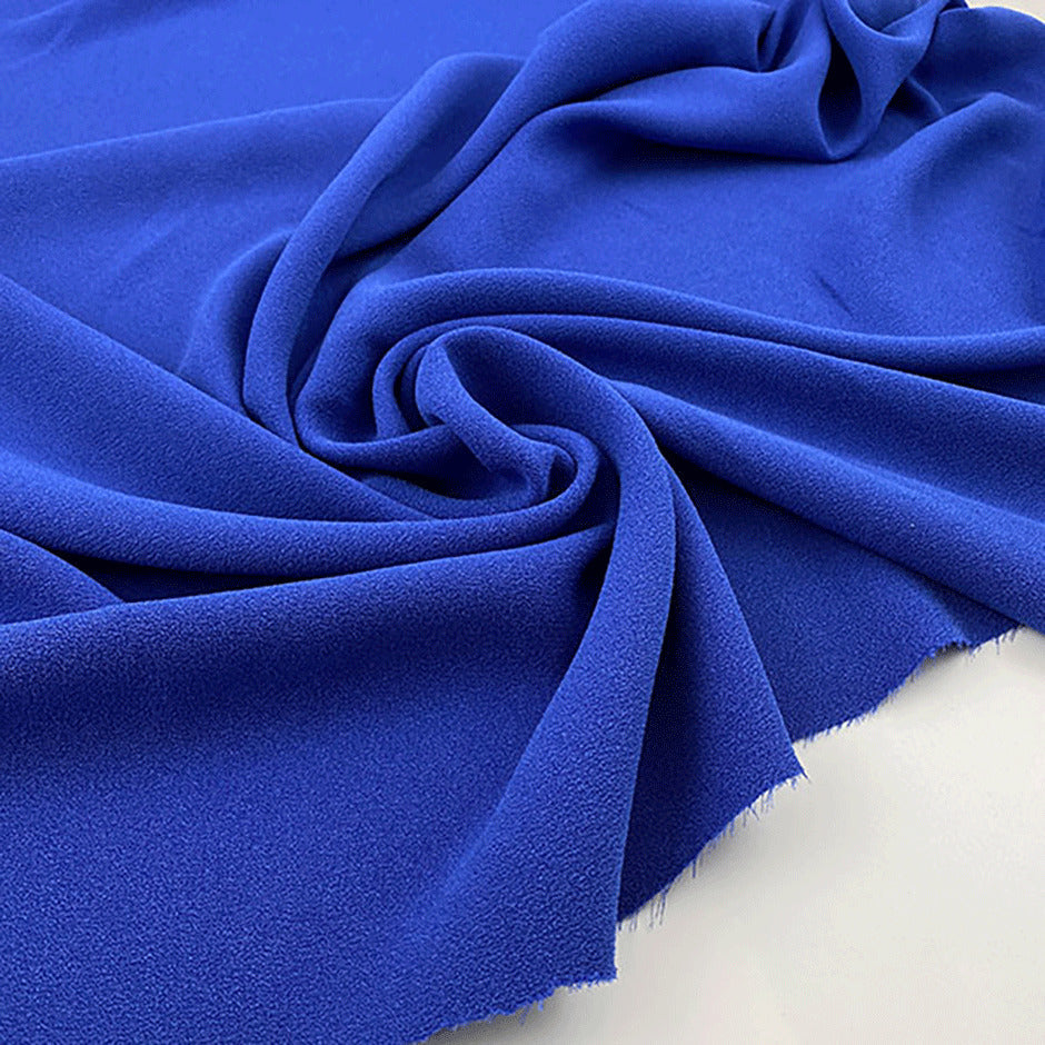 Soft and falling double crep of polyester and acetate