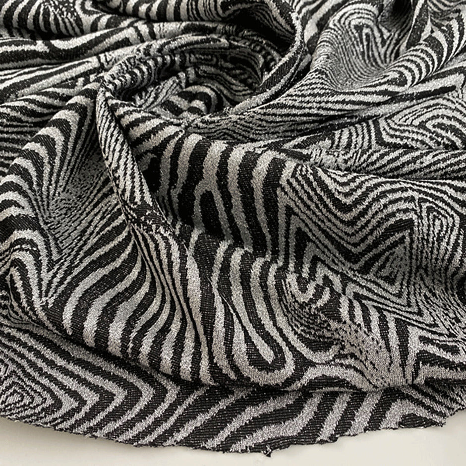 Soft animalier jersey with lurex